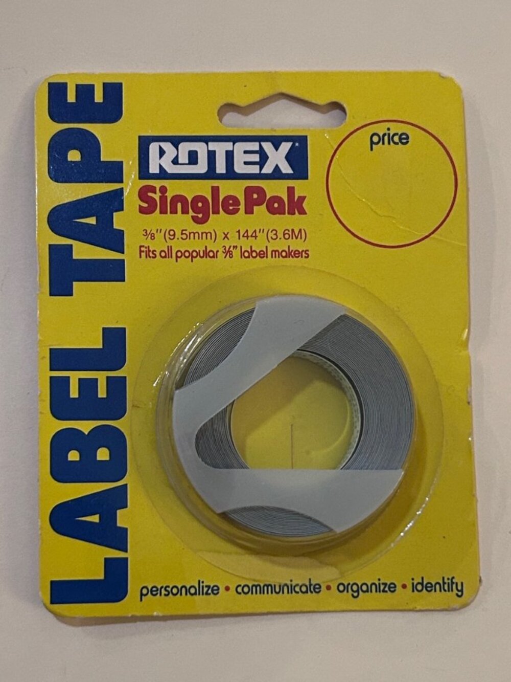 Rotex Lable Tape for Label Maker Lettering Gun